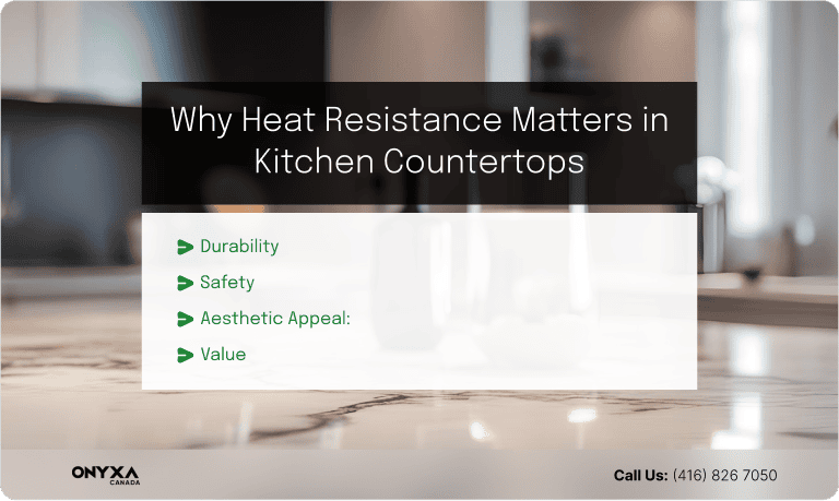 Heat Resistant Kitchen Countertop Materials in 2024 1 Why Heat Resistance Matters in Kitchen Countertops